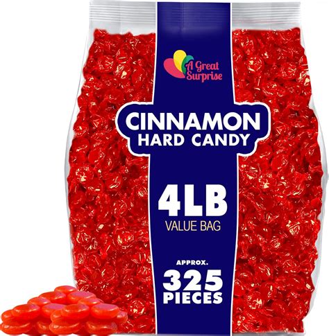Amazon.com : Cinnamon DISCS Hard Candy - 1LB - Individually Wrapped Red ...