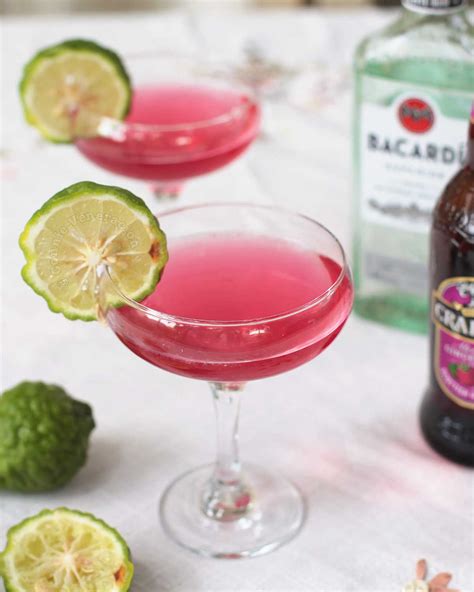 Rum and raspberry ginger beer cocktail