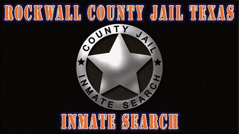Rockwall County Jail Texas - Inmate Search - YouTube