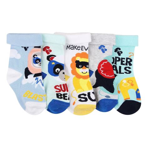 Fisher Price Socks For Newborn Pack Of 5 – BONJOUR