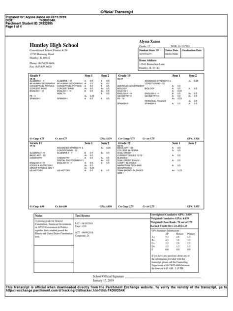 Image result for This Is Not Official Transcript