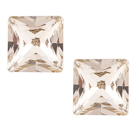 Castle Street Classy Square Solitaire Alloy Stud Earring for Women ...
