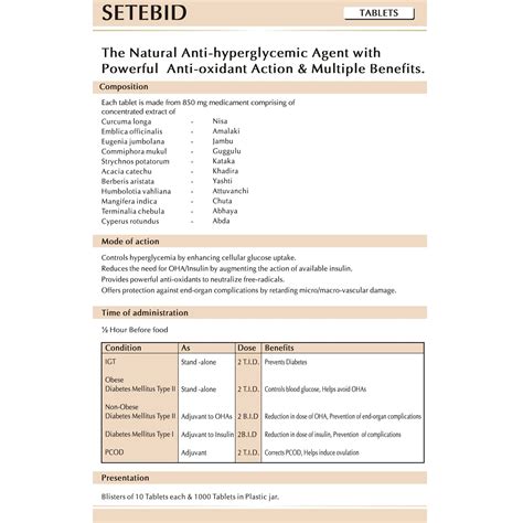 AVN Setebid Tablets (100 Tablets) – Uniherbs India