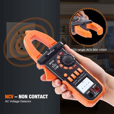 Buy Digital Clamp Meter, True RMS 4000 Counts, Digital Electrical ...