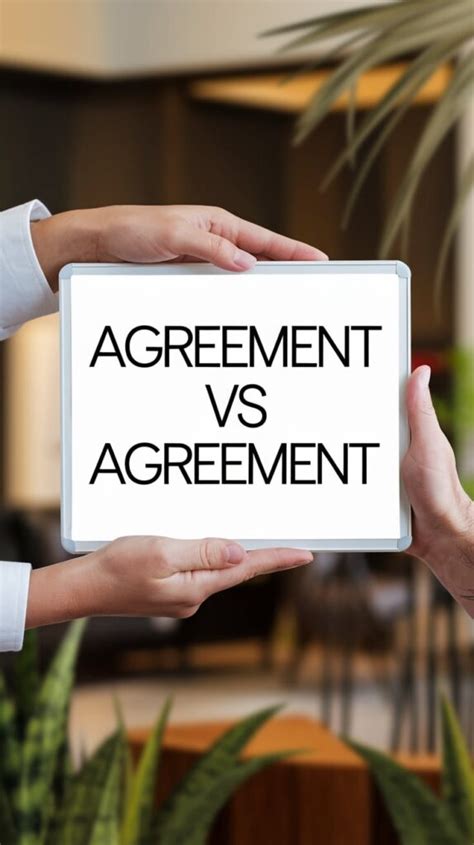 Agreeance vs Agreement - Grammar Beacon