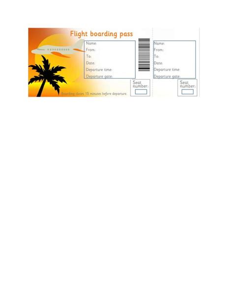 Boarding Pass Example 的图像结果