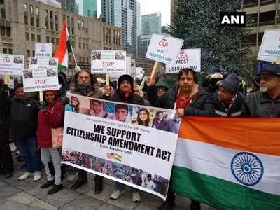 Indian-Americans in Chicago hold rally in support of CAA - Times of India