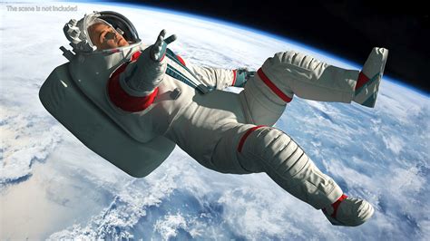 Futuristic Spacesuit On Astronaut Falling Pose Fur 3D - TurboSquid 2112723