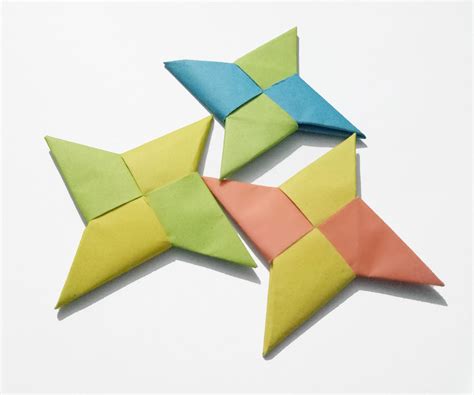 Paper Ninja Star (Shuriken) - Easy Origami Ninja Star - How to Make a ...