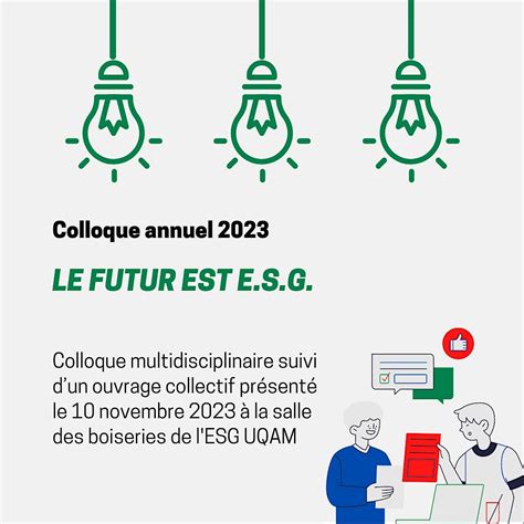 Colloque annuel 2023: Le futur est E.S.G., Salle des Boiseries ...