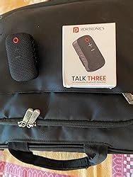 Portronics Talk Three Wearable Bluetooth Speaker with Mic, Magnetic ...