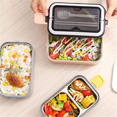 Buy THE VENTI Snackpro Plastic Lunch Box Airtight & Leak Proof ...