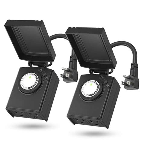 Heavy Duty Mechanical Timers | BN-LINK 24 Hour Timer for Outdoor Use ...