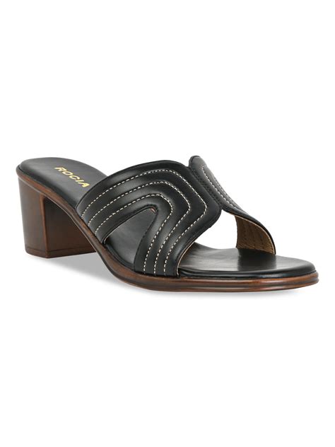 Shop Rocia By Regal Black Women Block Heel Sandals 53052BLACK
