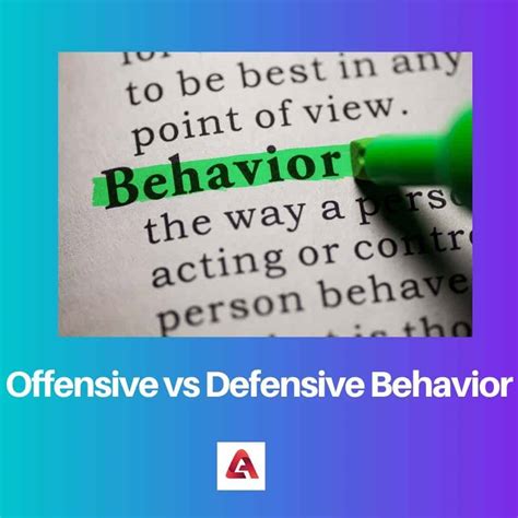 Defensive Vs Offensive