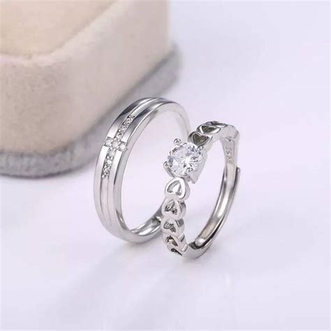 Love Couple Rings - Buy Fancy Love Rings Designs online at Best Prices ...