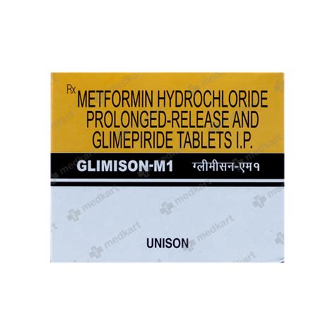 GLIMISON M1 TABLET 15'S : View Price, Combination and Alternatives ...
