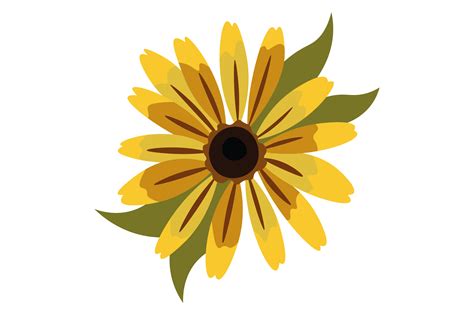 Maryland State Flower - Rudbeckia Hirta SVG Cut file by Creative ...