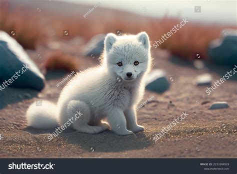 Newborn Arctic Fox Pup