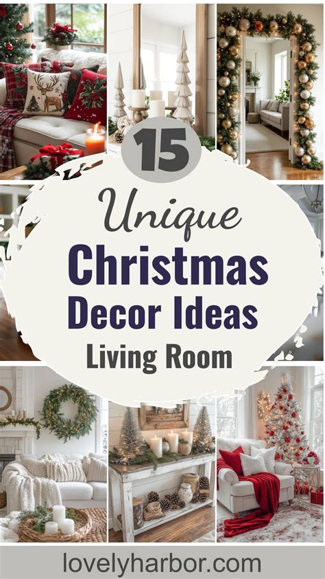 15 Unique Christmas Decor Ideas For Your Living Room | Outdoor ...
