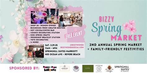 BIZZY Spring Market & Festivities - FREE Family-Friendly Event ...