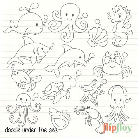 How To Draw Sea Creatures