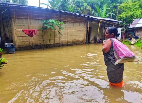 Watch: Roads, bridges damaged as flood situation worsens in Assam, 1.2 ...