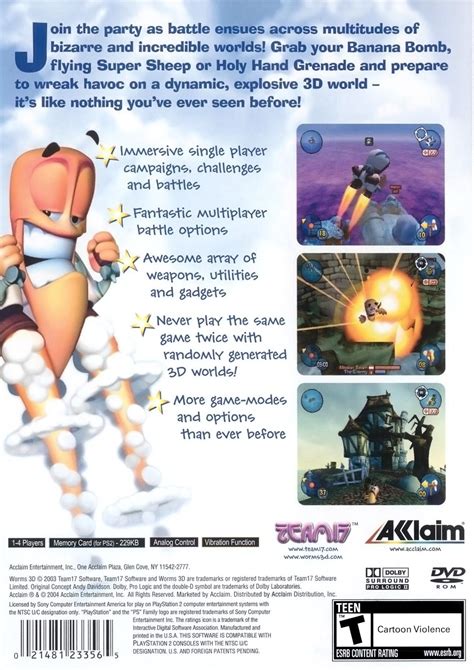 Worms 3D Box Shot for GameCube - GameFAQs