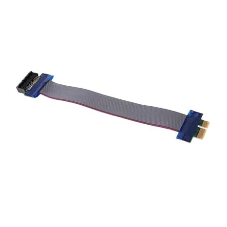 Amazon.in: Buy Meri Shopp PCI-E 1X Riser Card Extender Cable Ribbon ...