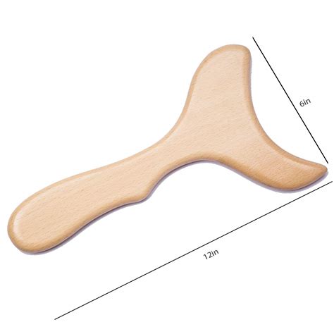 Allshow Wooden Gua Sha Tools Professional Lymphatic Drainage Tool Wood ...