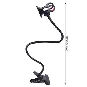 Enhanced Desk Jaw Clamp Webcam Stand with Flexible Gooseneck for ...