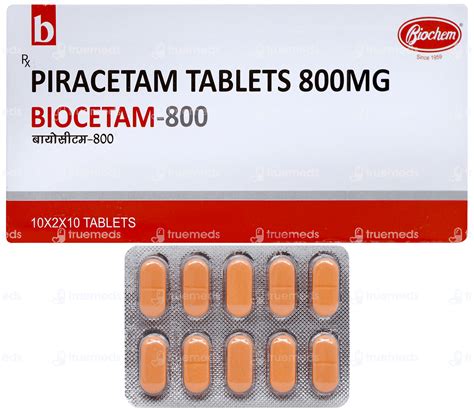 Biocetam 800 MG | Order Biocetam 800 MG Tablet Online at Truemeds