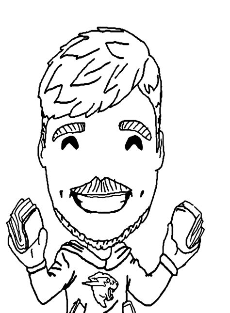Mr Beast Logo Coloring Page - Printable Planet