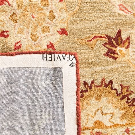 Safavieh Anatolia Catal 6 X 9 (ft) Wool Sage/Burgundy Indoor Floral ...
