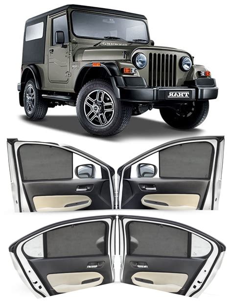 Old Mahindra Thar Car Sunshades