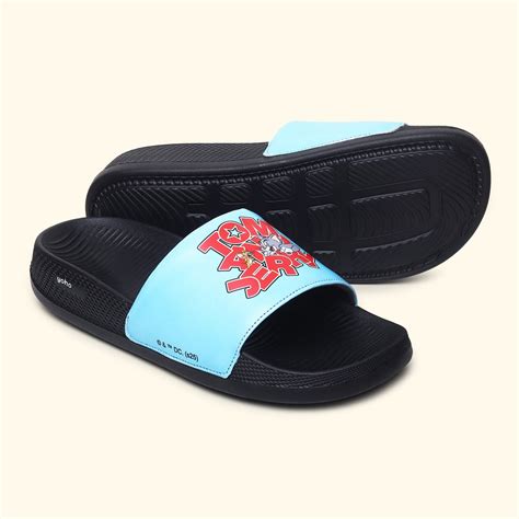 |Tom &Jerry Printed Sliders For Men|Lightweight & Comfortable| All Day ...