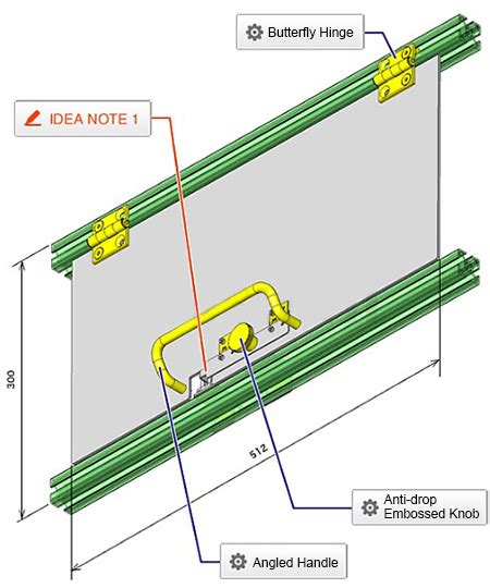 (Economy series) Handle Angled Type | MISUMI | MISUMI India