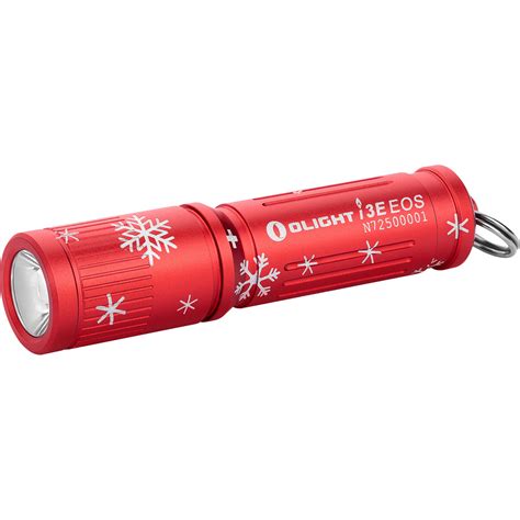Olight I3E EOS Flashlight (Snowflake Red) I3E EOS (SNOWFLAKE