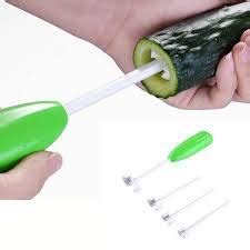 Kriya Vege Drill, Vegetable Spiralizer & Corer Set of 4 Pcs, Multicolor ...