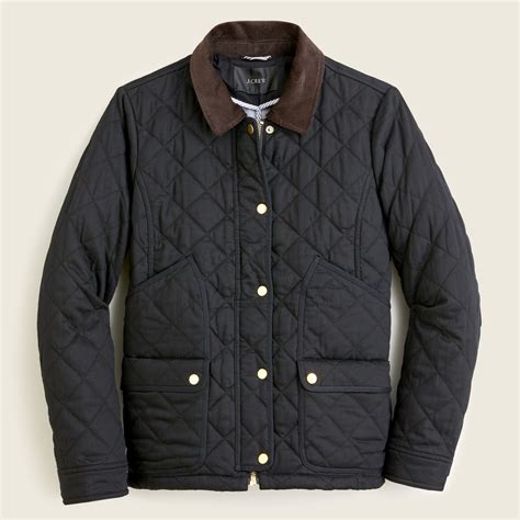 J.Crew: Quilted Barn Jacket For Women