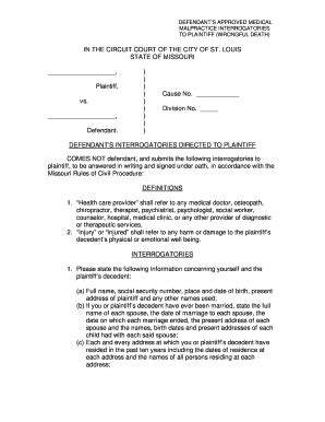 pdffiller Doc Template | pdfFiller