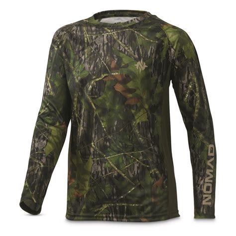 NOMAD Youth Pursuit Camo Long Sleeved Shirt | Sportsman's Guide - camouflage long sleeve shirt