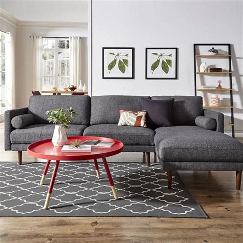 L Shape Sofa Set: Mid-Century Modern Design Sofa – GKW Retail