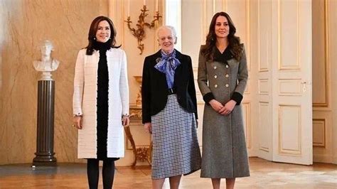 凯特王妃与丹麦女王合影时站姿引热议，网友：这才是真正的贵族_凤凰网