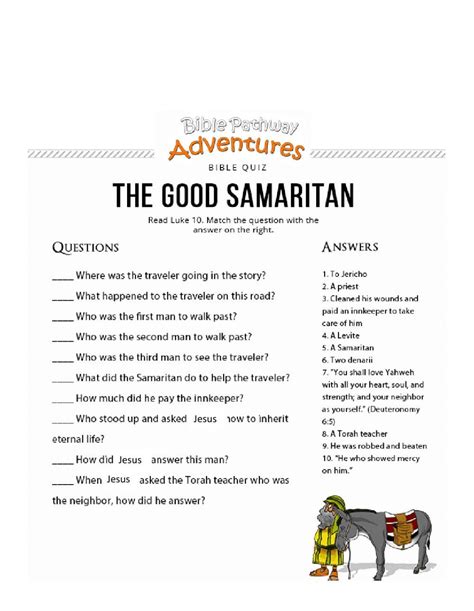 The good Samaritan online activity | Bible lessons for kids, Good ...
