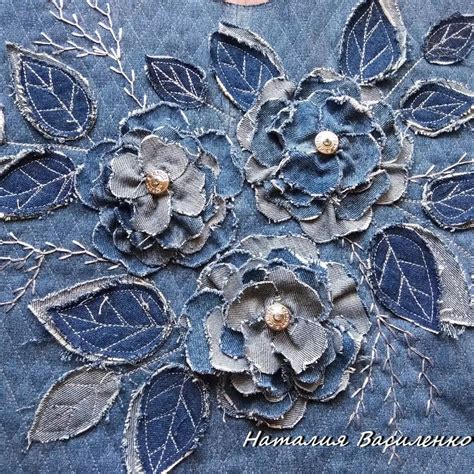 10 diy recycled denim jean flower free sewing patterns – Artofit