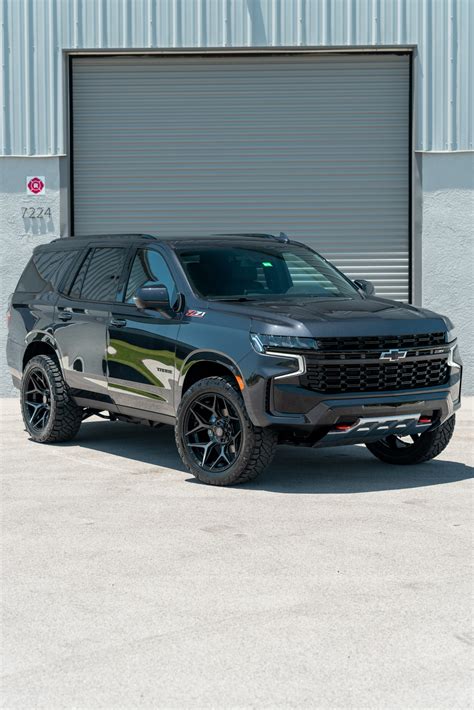 CHEVROLET TAHOE Z71 4PLAY WHEELS 4P06 22X10 285X50X22 NITTO TIRES ...