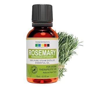 Organix Mantra Rosemary Essential Oil for Hair, Skin & DIY - 100% ...