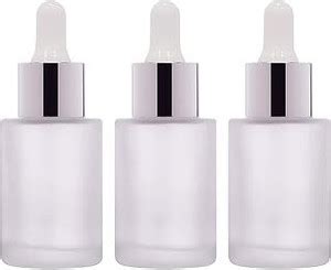 bhindustry Glass Dropper Bottles With Golden Caps Frosted Glass 30 ml ...
