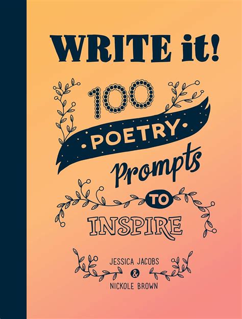 Buy Write It!: 100 Poetry Prompts to Inspire Book Online at Low Prices ...